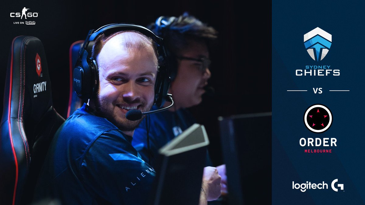 SydneyChiefs's tweet photo. We're LIVE now! Let's go! 🔥

https://t.co/K300n57j3C

#WeAreChiefs 🌊 | #EliteSeriesAU | [#CSGO] https://t.co/qaMpzPQqGb