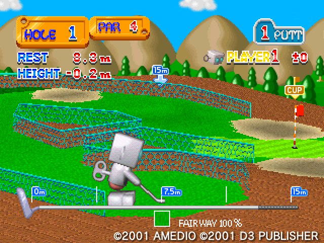 もっちん 相互フォロー Pa Twitter けっこう面白いので何周もやっているw Theパターゴルフ シンプルシリーズ プレステ1 ゲームアーカイブス パターゴルフ ゴルフゲーム