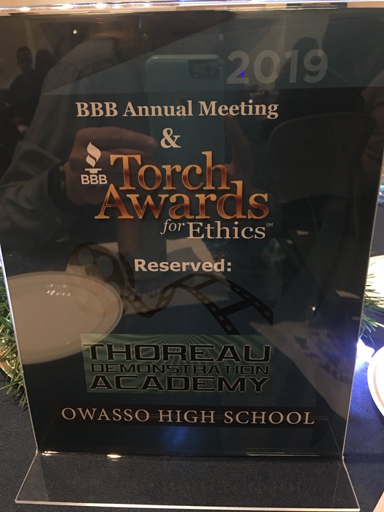 tagordo04's tweet photo. Congrats to these amazing @ThoreauTWolves students. They put in lots of hard work and creativity to win the student video contest! Thank you @tulsabbb for this opportunity and support. #tpssuccess https://t.co/EcmXNfY5EO
