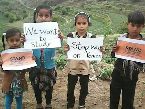 liberater5's tweet photo. The world is complicit in #Yemen War.  #SaudiArabia #Iran #US #UK @UN An IMMEDIATE ceasefire is the only hope for the children, then medical &amp; food supplies.  #YemenCantWait @HouseDemocrats @POTUS https://t.co/vJVwkMxP9M