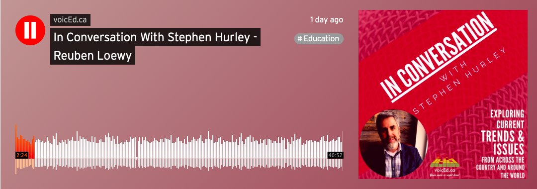 Reuben Loewy in conversation with Stephen Hurley, VoicEd, about his Living Online Internet Studies curriculum