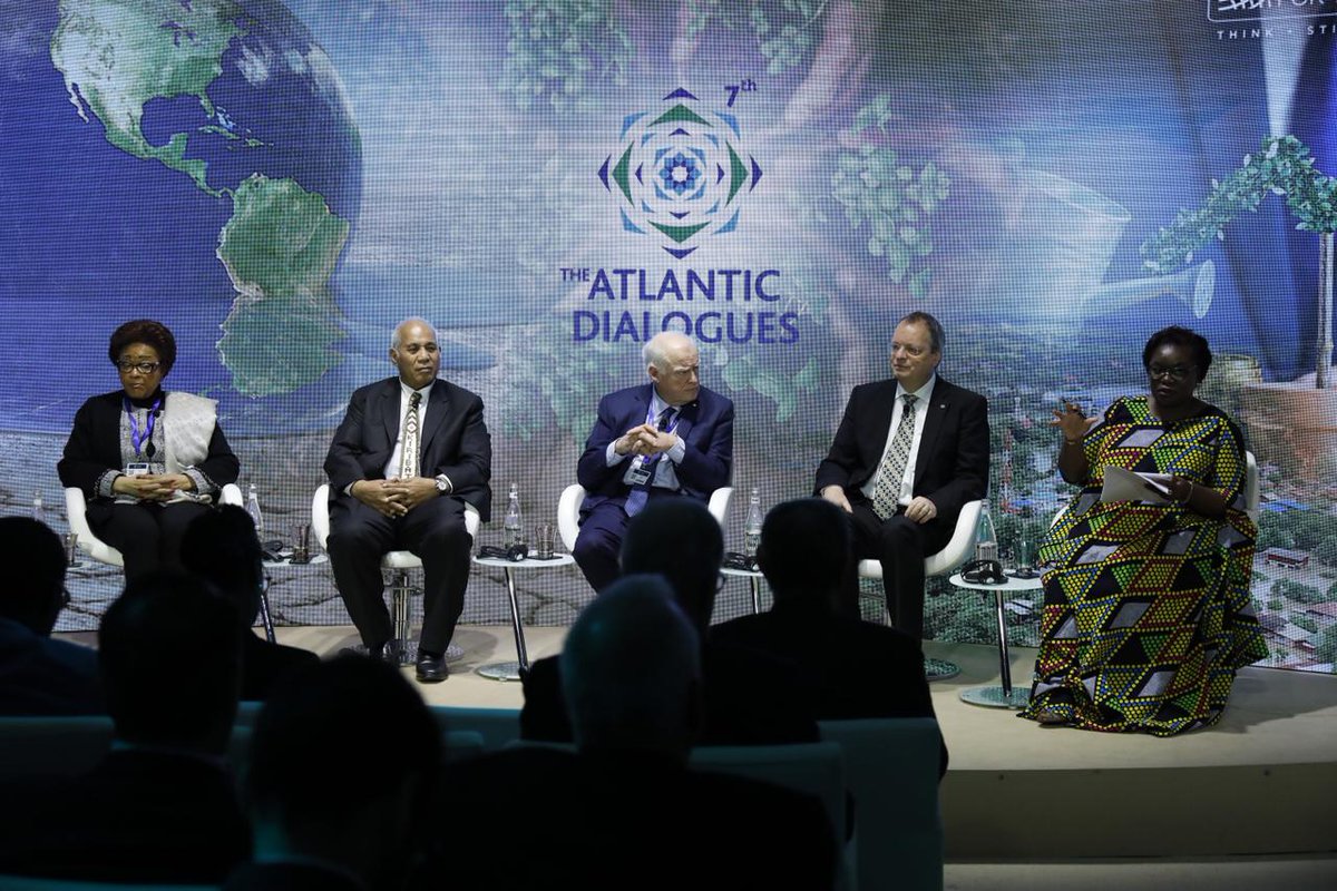 PolicyCenterNS's tweet photo. 📸 | Highlights (in photos) from Session 8 on #ClimateChange Finance in the #South. What should countries in the global south focus on as they seek out financing for climate change? #AD2018 #OvercomingChokePoints #ChangingMentalMaps https://t.co/MPGjYTY1UO