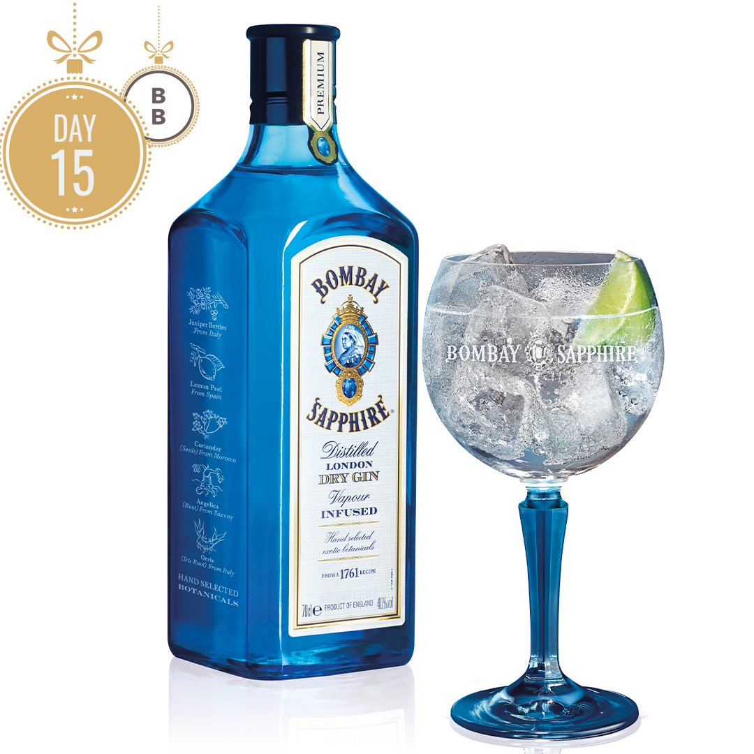 brasserieblanc's tweet photo. It's Day 15 of our #BBChristmasCountdown and we've partnered with #BombaySapphire to #giveaway a bottle of their #gin and two bespoke G&amp;T glasses! To be (g)in with a chance of #winning, just #RT and #follow @brasserieblanc &amp; @BombaySapphireB. 
T&amp;Cs apply: https://t.co/EewXRAhTm2 https://t.co/zIKXgFzIOd