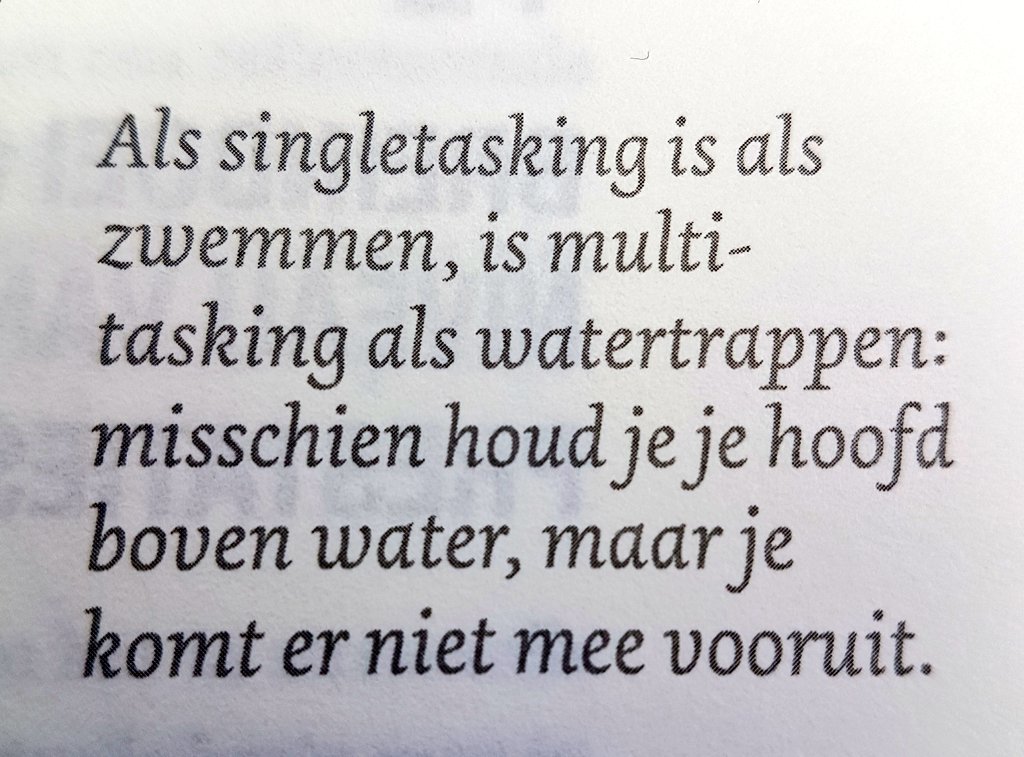 Inspiratie van de dag uit het boek "Ontketen je brein" van Theo Compernolle