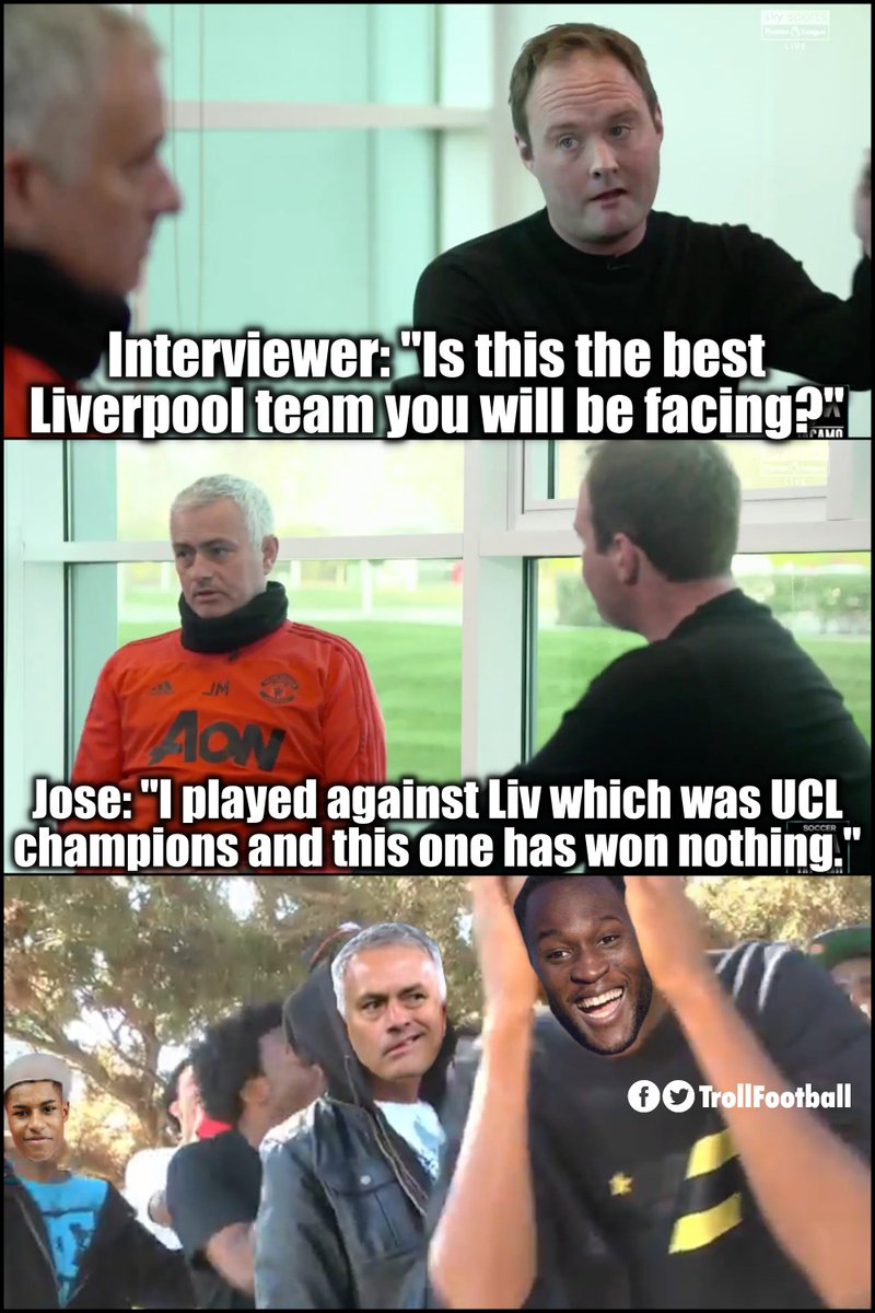 TrollFootball's tweet photo. Jose Mourinho 🔥🔥 https://t.co/XJwah5OvmN
