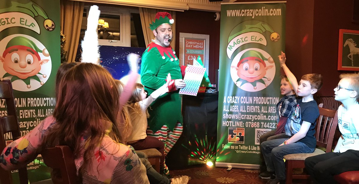 CrazyColinMagic's tweet photo. Some Crazy Kids for last nights Crazy Magic Elf Show at @wrottesleyarms ... in 2019 we will return for Easter and ... booked last night ... for next Christmas #magicelf #perton #childrensentertainer #westmidlands #easter #christmas https://t.co/dEcyaPlc2V