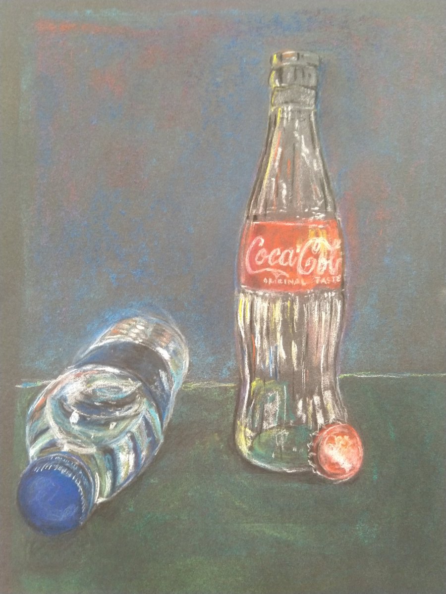 An artist never stops, even during school holidays! <a href="/RaffISsecondary/">Secondary | Raffles International School</a> exam students continue to make art. Here is a still life pastel drawing by Y13 student Khalil, in preparation for a painting. Inspired by Emirati artist <a href="/FaisalTheArtist/">Faisal Abdulkader</a> #dubai #UAE #creativity #stilllife #wip