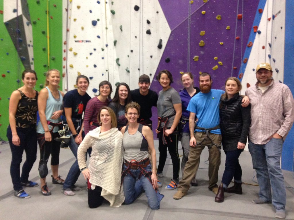 2RoadsAcademy's tweet photo. Holiday Party. Two Roads style. Thanks @ClimbMetroRock https://t.co/3ZBFSWyGlG