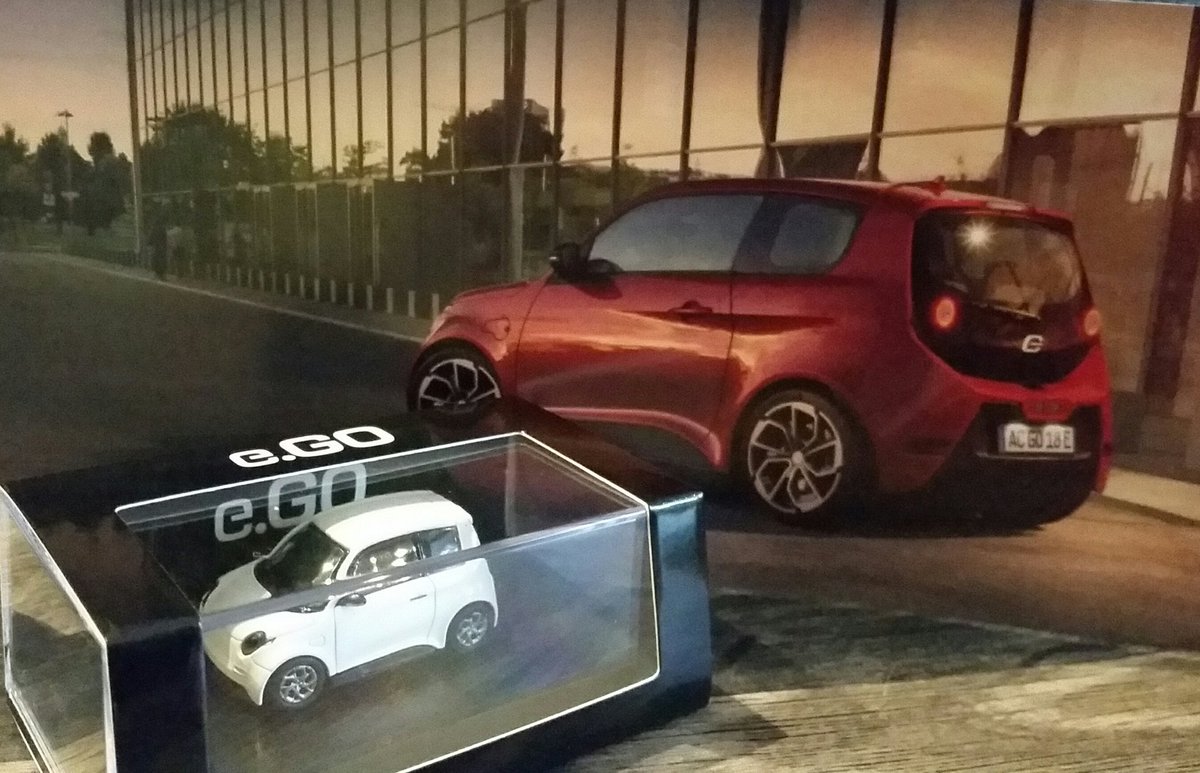 Weihnachtsgeschenk aus Aachen ....die Vorfreude auf den "großen" e.GO steigt