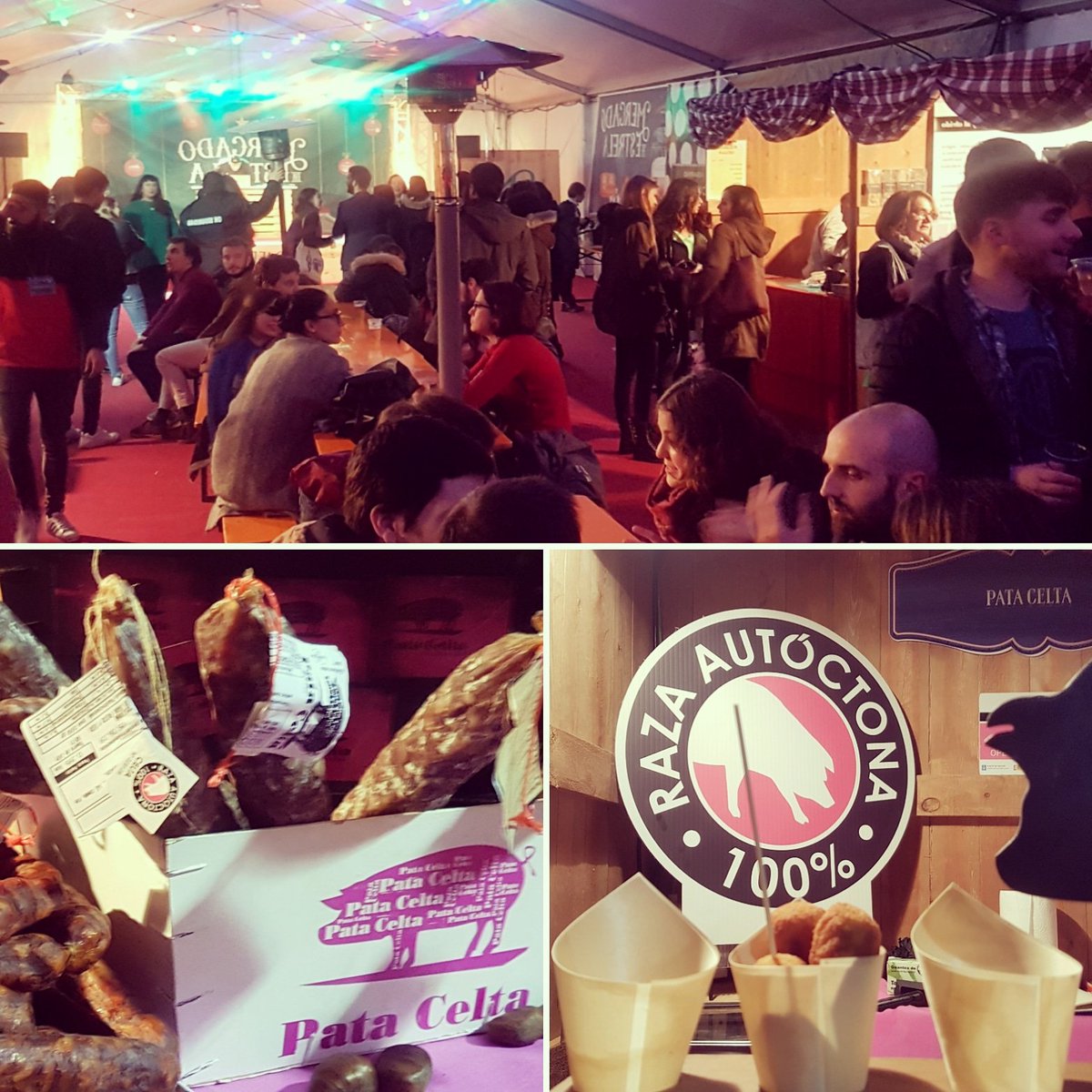 patacelta's tweet photo. Abertas as portas da Cantina do #mercadodaestrela2018 en #santiagocompostela!! Non digas que esta finde non tes plan 👌! E vente con fame 😉
#mercadoestrela #mercadodaestrela #porcocelta #cerdocelta #slowpork #slowfood #cerdo #pig #pork
@ASOPORCEL @CCultura @Mocidade_Compos https://t.co/rYCI66wZkn