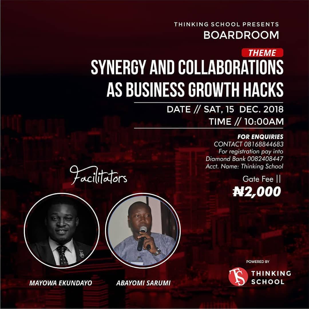 AATSarumi's tweet photo. Happening Today!
@ThinkingSchNG's #TheBoardRoom.
#TSEvent #Dare2Think #AdoEvents #ThinkingSchool #AdoEkiti #EkitiTwitterParty https://t.co/YCtzUKZfJ6