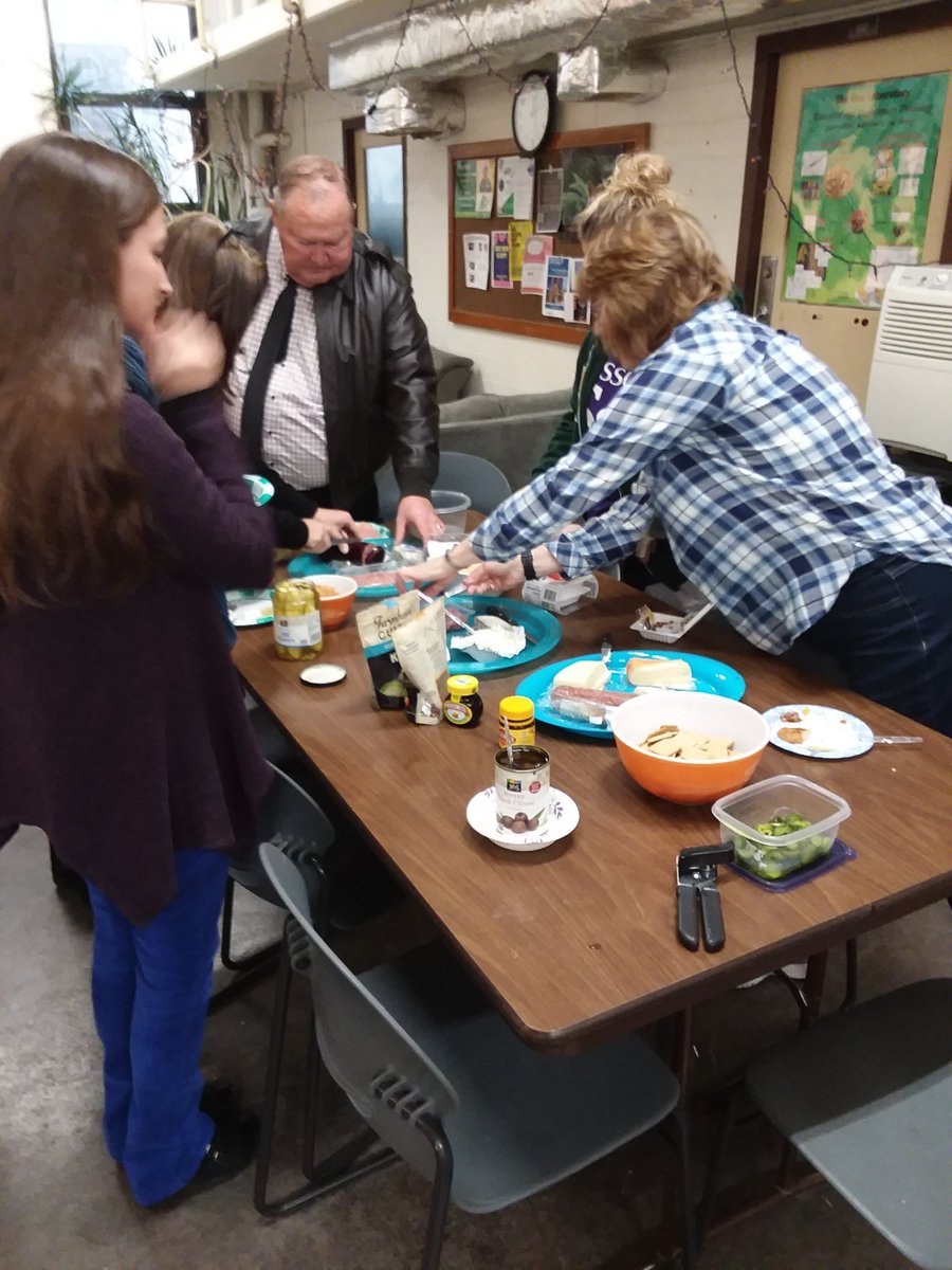 GermJuggler's tweet photo. #MicrobeLunch to celebrate the end of #BioSci3319 #MicrobiologyLab got delayed a few days but better late than never. Always a fun time sharing lots of #MicrobialGoodness @SandTBioSci https://t.co/QsGvzMFWkD