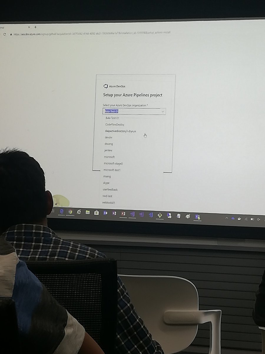 anish_j_'s tweet photo. Azure pipeline demo

#AzureDevOpsChennai
#AzureDevOps
#XMonkeys360 https://t.co/cT6hoKLsg0