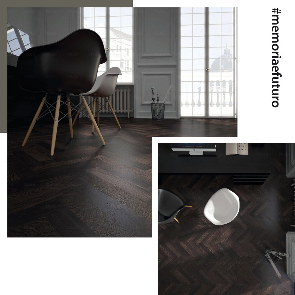 Per le case e i palazzi più sontuosi e per abitazioni particolari, "i Grandi Classici" sono l'ideale: pavimenti preziosi, rivalutati dal design di concezione più moderna. 
In foto la collezione Spina Classica in Wengè Oil UV.