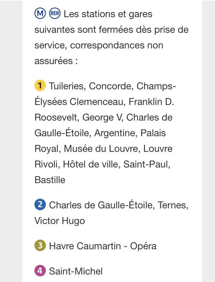 Paris Ci La Sortie On Twitter Liste Des Stations De Métro