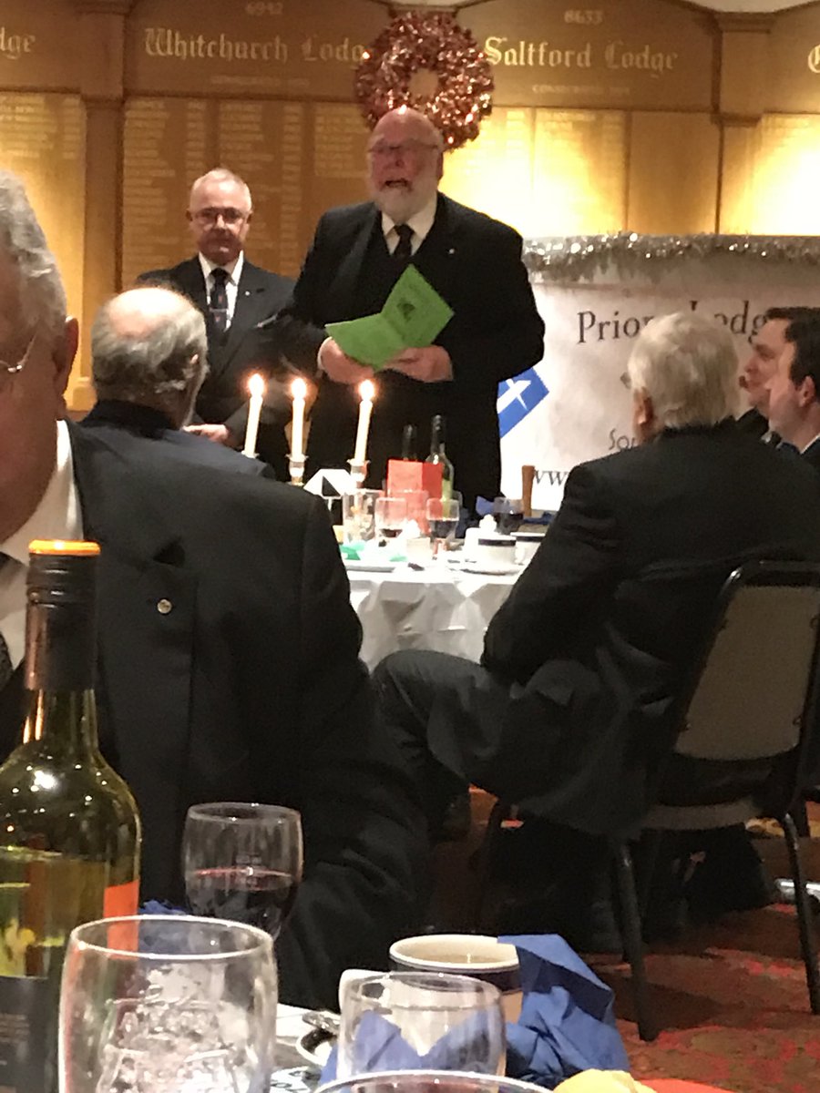 priorylodge6913's tweet image. Great evening for the Lodge with W Bro Lee Brimble taking the Masters Chair for the second time. The Lodge were honoured to receive the DPGM. VW Bro John Winston and the whole evening had the Christmas Spirit about it.