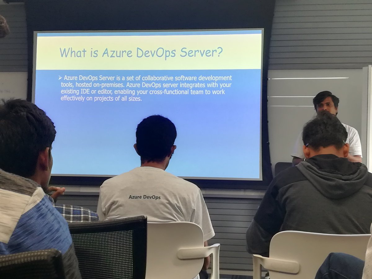 anish_j_'s tweet photo. DevOps server
#AzureDevOpsChennai
#AzureDevOps
#XMonkeys360 https://t.co/uCHe6e3g2U