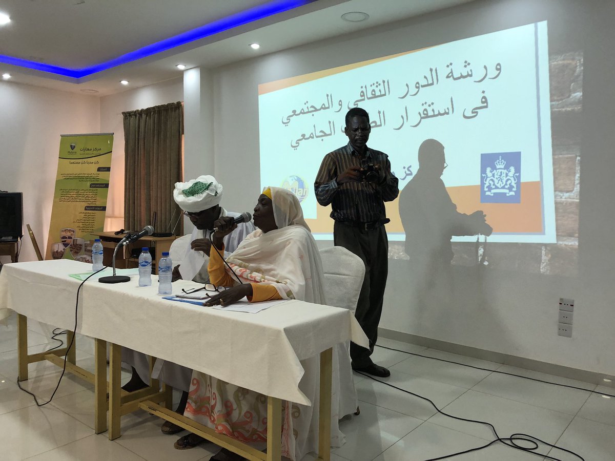 SjoerdJSmit's tweet photo. Proud to participate in training workshop by #Ma’an Centre on addressing students violence in #Sudan. There should be space to channel youth’ aspirations in a peaceful manner. @NLinSudan @DutchMFA #GlobalProspects https://t.co/ryqFUbIQlq