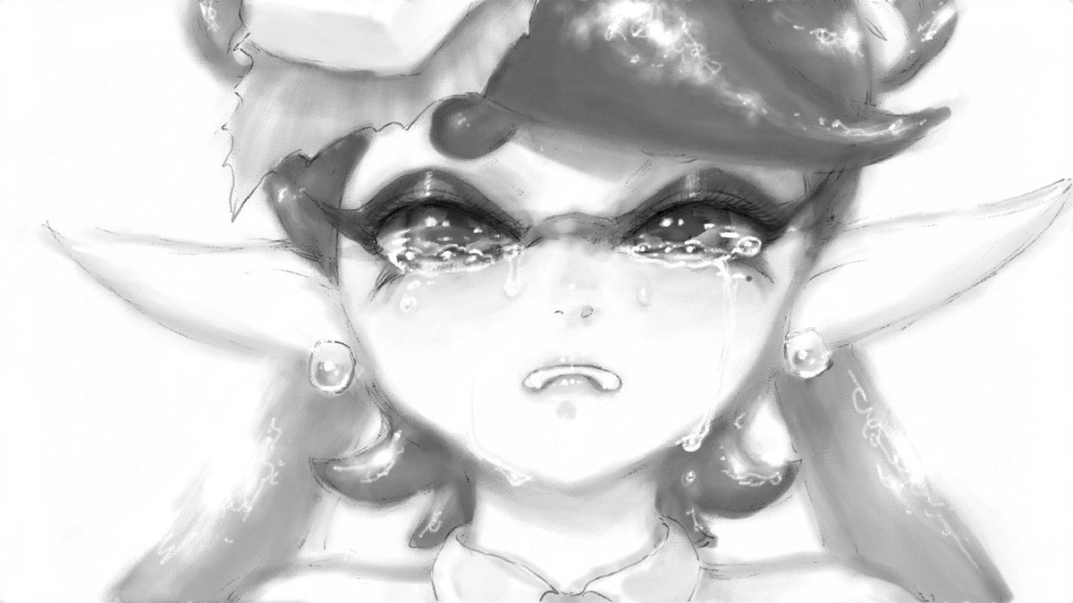 こはる２号 On Twitter ホ ホタルぢゃ ん M Marie 泣き顔練習第二弾 前の絵の続きです ホタルちゃんの涙をみて気持ちが激しく動いたのでしょうか 心優しい人は相手の感情や痛みに反射的に同調してしまうのです