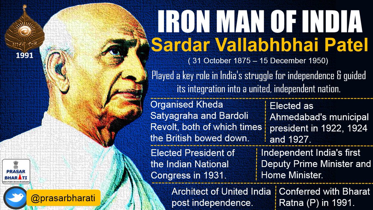 bhag007's tweet photo. Humble tributes to the architect of a united, free India, the Iron Man, #SardarVallabhbhaiPatel. 
We'll forever be indebted to his priceless contributions that laid a strong foundation for India to grow into a prosperous country. #JuanGabriel
#افضل_اسم_تحبه
#ROMACuaron https://t.co/juMoNALkYw