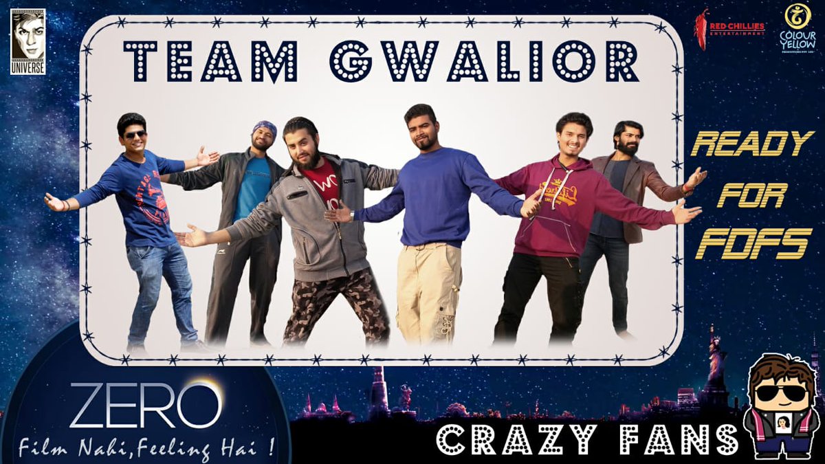 SRKUniverse's tweet image. SRKians from Gwalior are super excited to welcome @BauuaSingh !  ❤️
#6DaysToZero