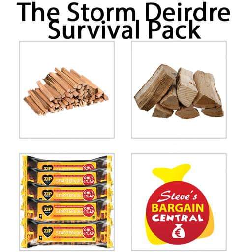 bcmm_ie's tweet photo. Here's our #StormDeirdre #survival packs! What's yours? We're open as normal today and will remain so unless it becomes unsafe! #bread #milk #fuel https://t.co/eISI00nDz3