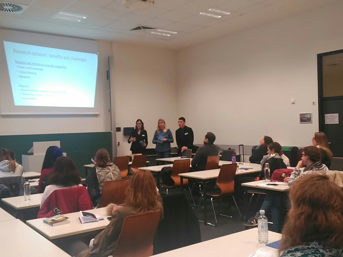 StudyEMMIR's tweet photo. Talking about #storytelling as activism for better asylum politics in Finland #ActiveAcademia https://t.co/789EsdSfWR