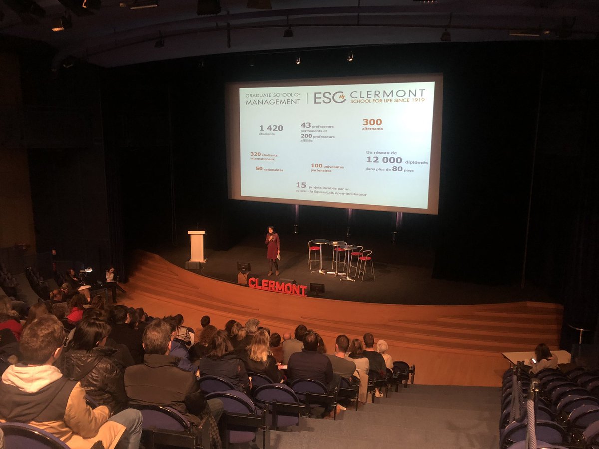 bonemaison's tweet photo. En direct de la JPO, nous vous attendons nombreux @ESCClermont @s_goncalvesG5 #Go2C https://t.co/jOBvFCm0L9