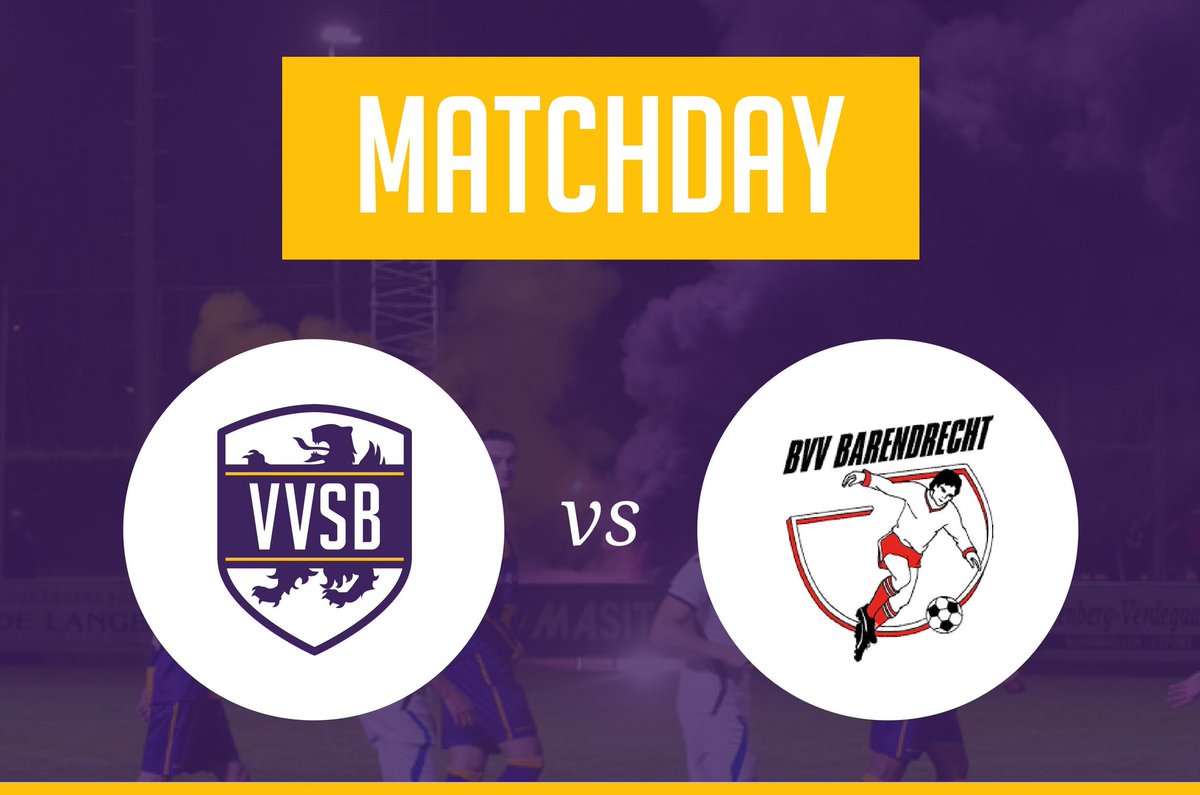 VVSBNWHout's tweet photo. ππ MATCHDAY ππ
β½οΈ VVSB - @bvvbarendrecht
π @2deDivisie
πΊ @FOXSportsnl
ποΈ Sportpark De Boekhorst
π 15.30 uur
#β£ #vvsbar https://t.co/MlklWhoWVI