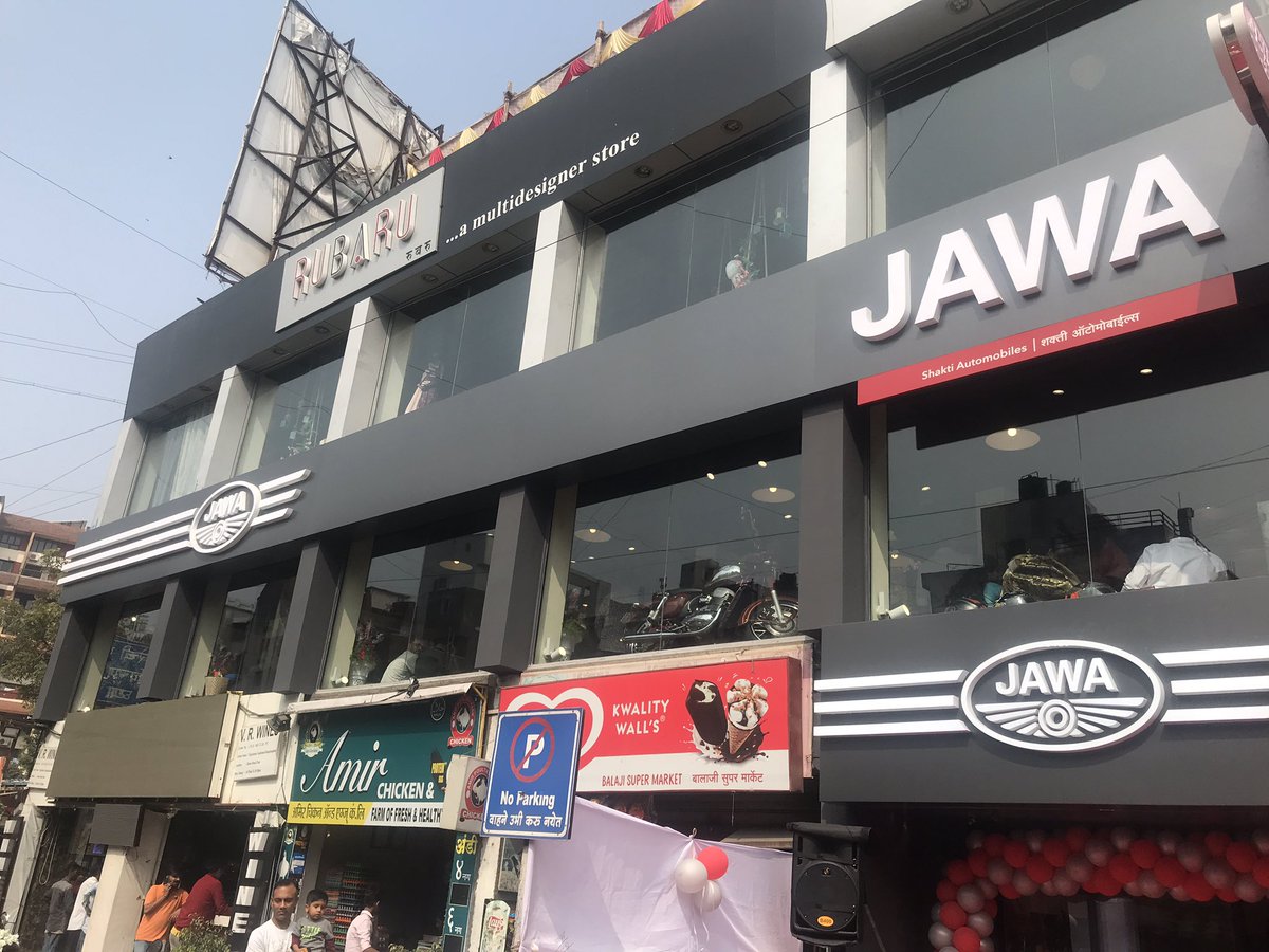 adiljal's tweet image. The first baby steps to acquiring the neo-retro classic on two-wheels has begun rolling! First 2 dealerships of @jawamotorcycles inaugurated today in Pune, the motorcycling capital of India with immense enthusiasm across the motorcycling fraternity. @FastBikesIndia