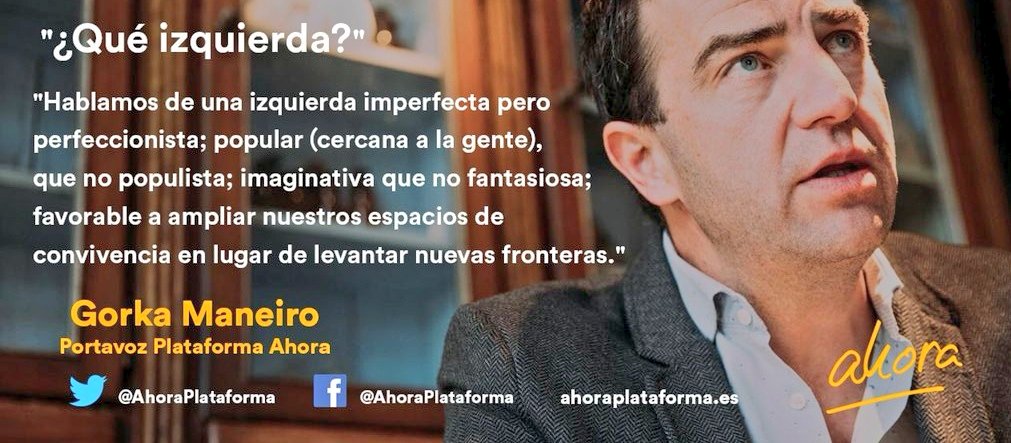 APRegionMurcia's tweet photo. 1-2 ¡Hecho!,  nuestro portavoz nacional, @Gorka_Maneiro, ha anunciado que la asamblea general de hoy de @AhoraPlataforma decidirá si esta organización da el paso de calidad de constituirse en partido político para concurrir a los procesos electorales de 2019 https://t.co/i66nofvwly