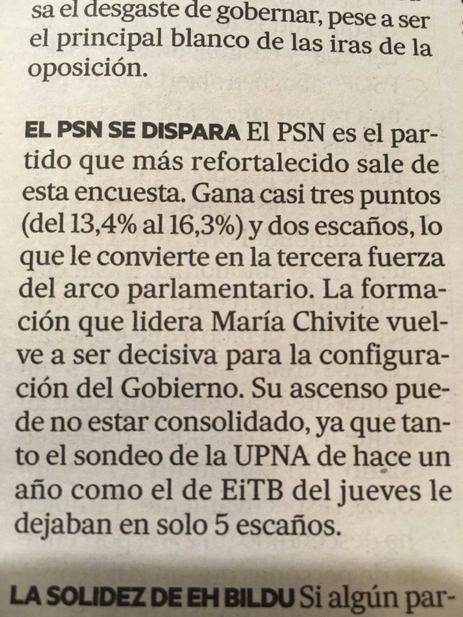 javierremirez's tweet photo. Los efectos del #Navarrometro en las crónicas periodísticas cuando se refieren al @PSNPSOE “PSN se dispara...su ascenso puede no estar consolidado” 😂😂 https://t.co/Fp5f42VgV4