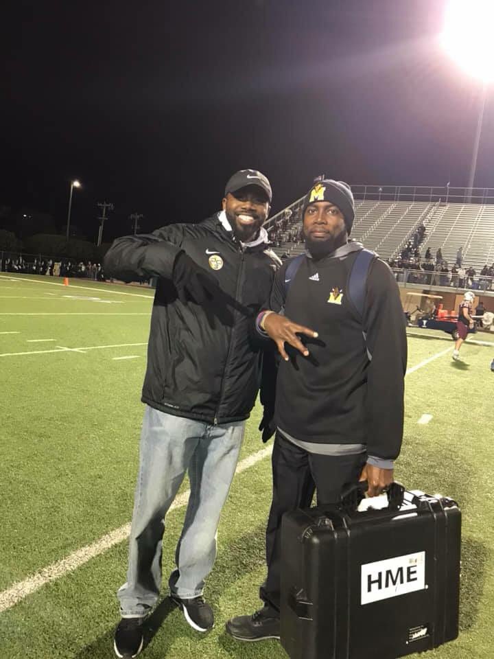 CoachJTII's tweet image. Me &amp;amp; my bro @TGIFresh13 used to talk about &amp;amp; grind for this opportunity back in the original days @MarshallBuffs football...proud of him, proud of these players, &amp;amp; and proud of these coaches for making history! It’s not done yet! Gotta go 1-0! #DoItForDr3w #MBlock #StateBound
