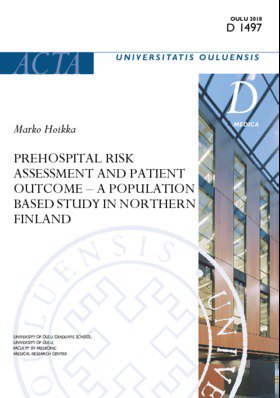 EkstrandAri's tweet photo. "The criteria based dispatch protocol resulted in over-triage of a quarter of missions" says Marko Hoikka, whose dissertation was presented yesterday. https://t.co/jBxArPURHr
#criteriabaseddispatching#112_Finland#Hätäkeskuslaitos#EMS https://t.co/YyfCbq6IqW