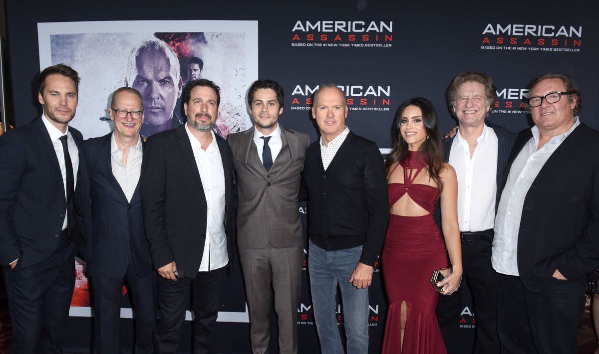 Alex_Kaczk's tweet photo. #DylanOBrien #Taylorkitsch #StephenSchiff #MichaelCuesta #MichaelKeaton #ShivaNegar #NickWechsler et #LorenzoDiBonaventura à la projection du film #AmericanAssassin de CBS Films et de Lionsgate au TCL Chinese Theatre à Hollywood, en Californie, le 12 septembre 2017 🙂 https://t.co/wTI2gkT872