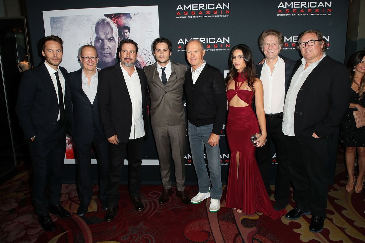 Alex_Kaczk's tweet photo. #DylanOBrien #Taylorkitsch #StephenSchiff #MichaelCuesta #MichaelKeaton #ShivaNegar #NickWechsler et #LorenzoDiBonaventura à la projection du film #AmericanAssassin de CBS Films et de Lionsgate au TCL Chinese Theatre à Hollywood, en Californie, le 12 septembre 2017 🙂 https://t.co/wTI2gkT872