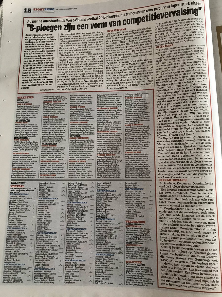 stijnvanacker's tweet photo. Ongelukkige krantenkop! Ik deel een andere mening. Mits de juiste omkadering lukt dit prima. B ploegen zijn een verrijking zowel voor de clubs in kwestie als voor de reeks waarin ze uitkomen, maar iedere club moet dit vooral voor zichzelf uitmaken @Nieuwsblad_be #KSVB @KSVVEURNE https://t.co/oAyMiOCrXE