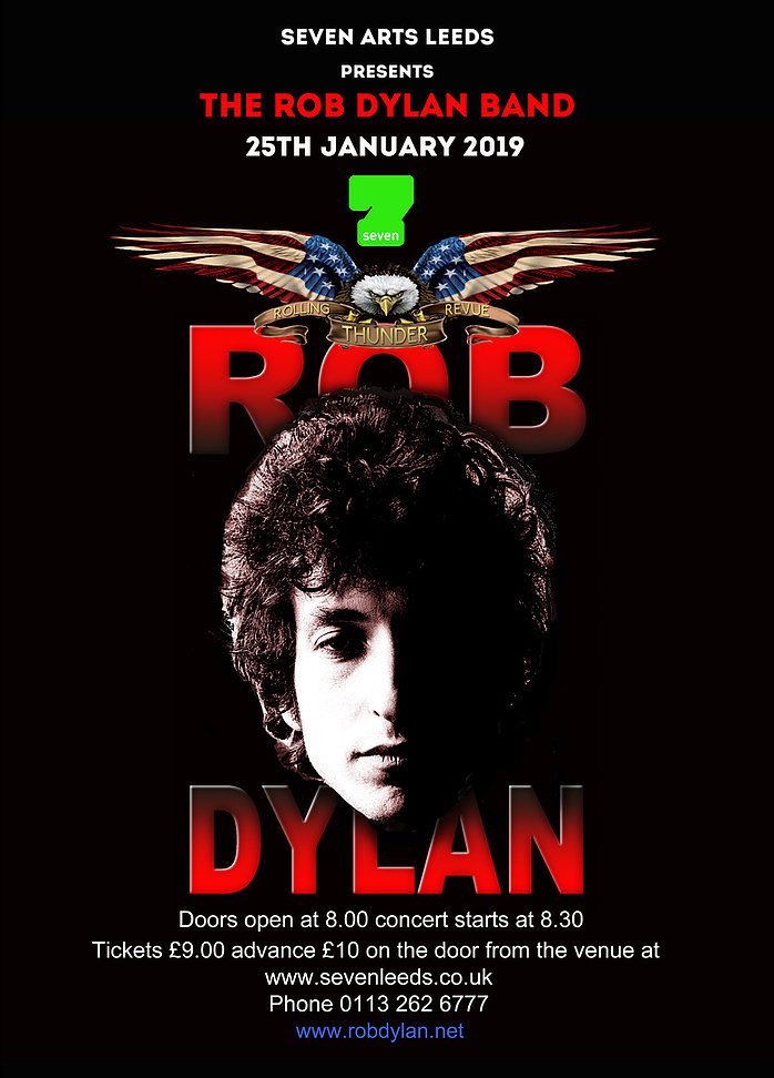 therobdylanband's tweet photo. We are looking forward to returning to Seven Arts on the 25th January following our last sell out show. https://t.co/NiS60Y7DWN