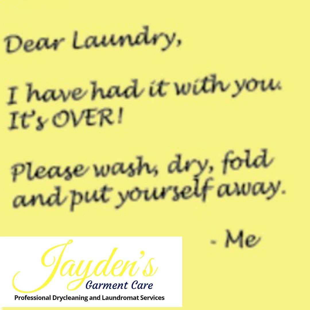 Jaydens Garment Care (@jaydens_laundry) on Twitter photo 