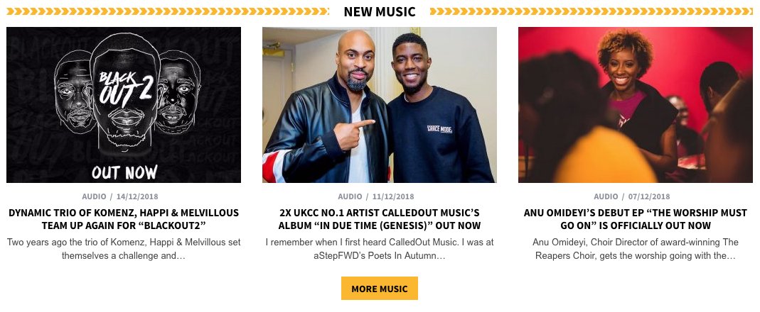 MORE AUDIO! singles, EPs, albums ++ 👉 astepfwd.com/category/audio/

now featuring music from <a href="/Komenzmusic1/">Mensah Jr.</a> @HappiMusic <a href="/Melvillous/">Melvillous</a> <a href="/calledoutmusic/">Samuel Nwachukwu</a> <a href="/AnuOmideyi/">Anu Omideyi</a> <a href="/jeremyperigo/">Dr. Jeremy Perigo</a> <a href="/sothekid/">S.O. - #noworlater</a> + many more!