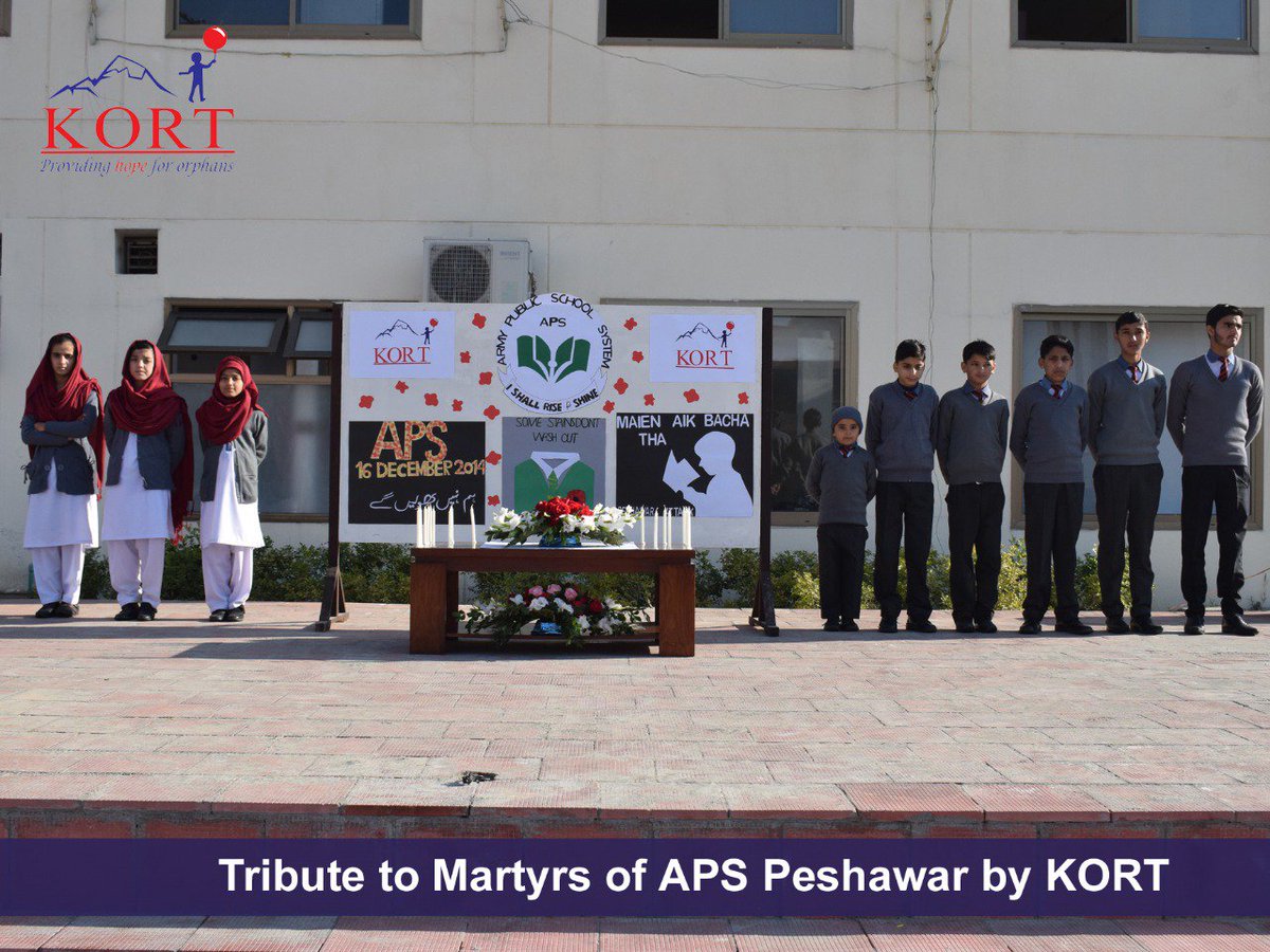 Kort_org_uk's tweet photo. "The Light of Knowledge will continue to Spread"
Tribute to Martyrs of Army Public School(APS) Peshawar by Children of KORT at KORT Educational Complex Akhtarabad Mirpur Azad Kashmir .#APSAttack #APSPeshawar #KeepSupportingKORT https://t.co/Dffc65GTlg