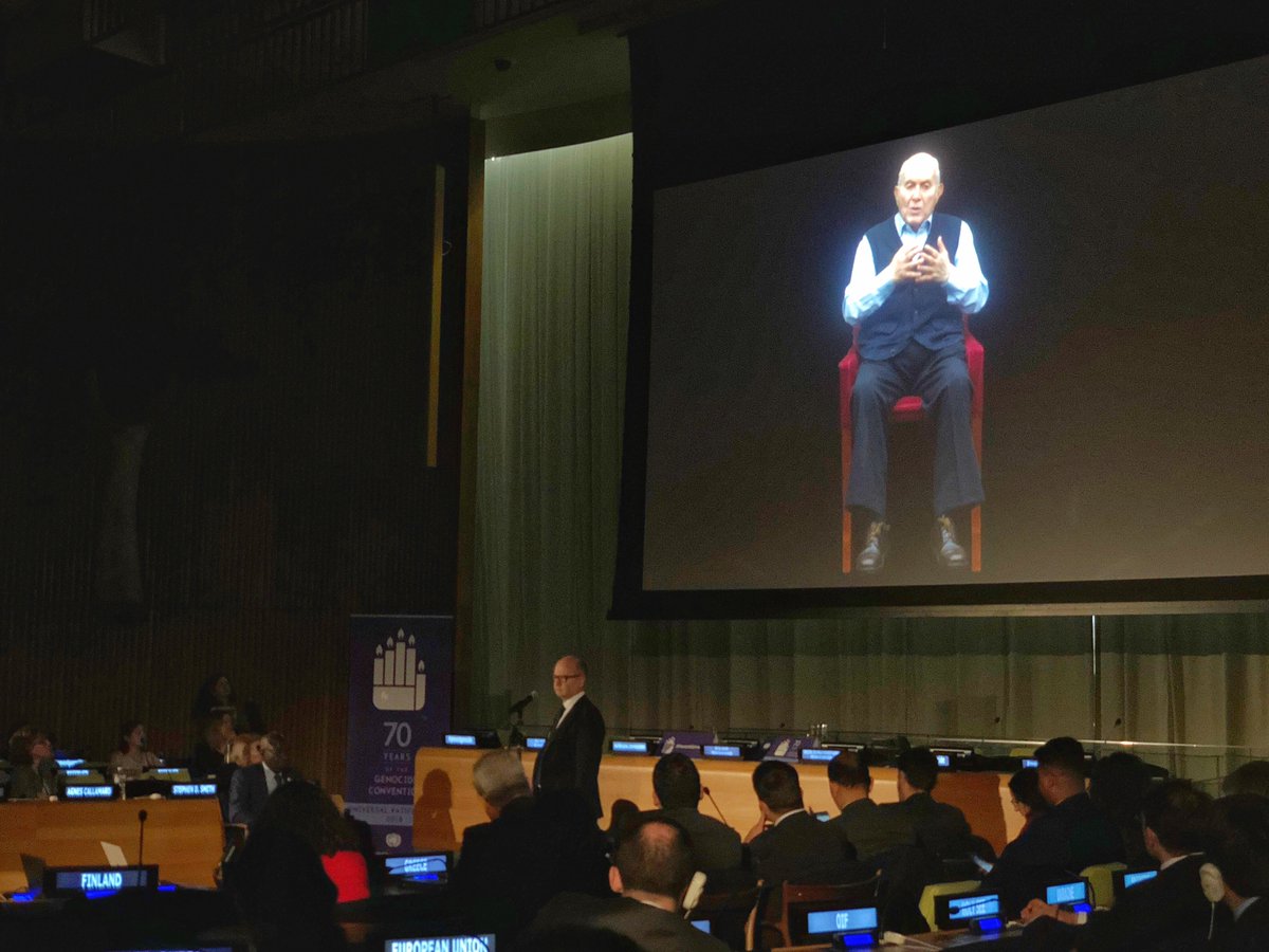 70 years after the adoption of the #PreventGenocide Convention, the stories of Holocaust survivors are being shared in new ways thanks to <a href="/USCShoahFdn/">USC Shoah Foundation</a> bit.ly/2EcETGq #StrongerThanHate