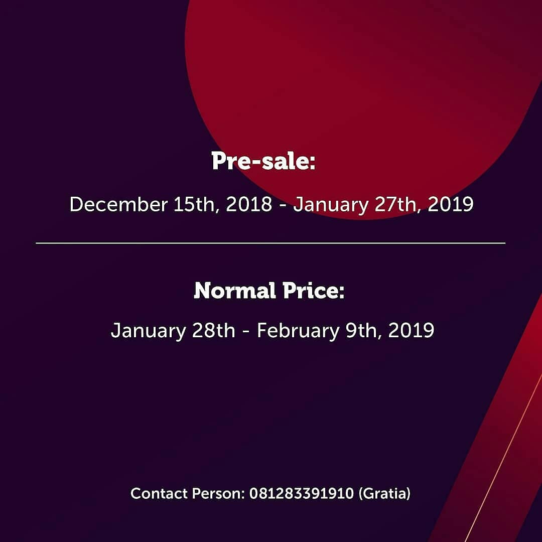 BCF_UB's tweet image. 9TH BRAWIJAYA CHOIR FESTIVAL 2019 "Expression of Love" is open for public.

Tickets are available on Presale, Normal Price, and One Day Pass! 

For further information and ticket reservation please Contact :
Gratia (+62 8128 3391 910) 
#BCF9 

Grab fast your ticket!