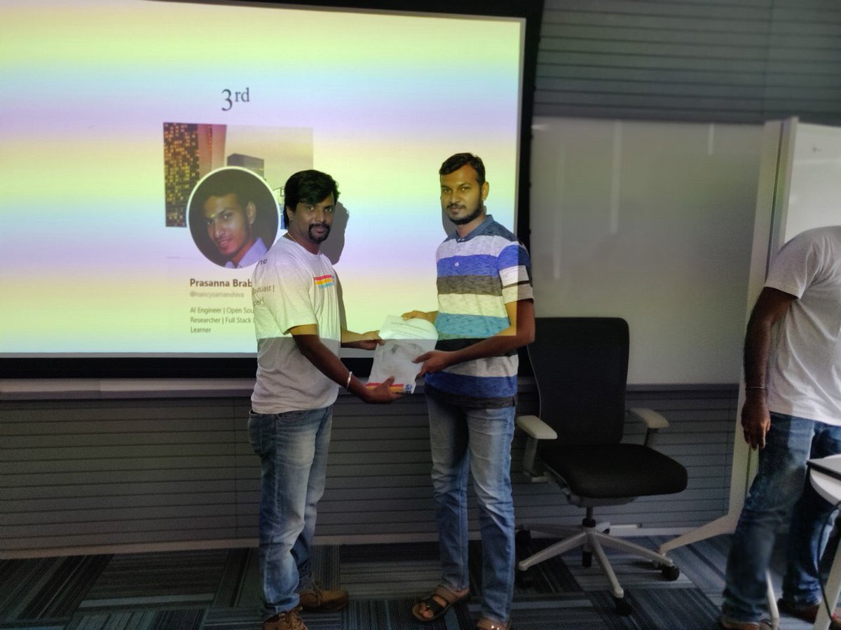 XMonkeys360's tweet photo. Here is the time for goodies distributions.. Twitter rockstars.. #AzureDevOps #AzureDevOpsChennai #mvpbuzz #IndiaMVP #XMonkeys360 @IndiaMVP  @AzureDevOps @RevDeBug https://t.co/S5BUTLQqgA