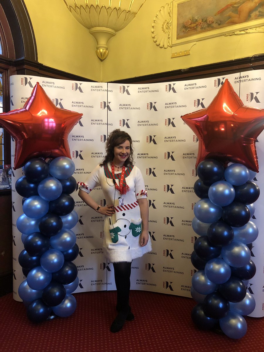 KatHenderson33's tweet photo. Zoe ready for a double shift @KingsTheatre #alwaysentertaining #ktpanto https://t.co/C73a2tllne