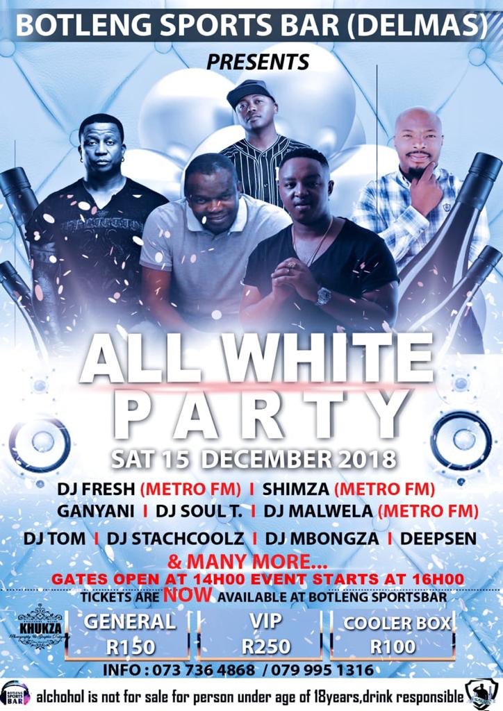 DJFreshSA's tweet photo. JOIN ME For #AnotherFreshNight:  

18:00 Botleng Sports Bar -Delmas

20:30 Newscafe Highveld Mall - Emalahleni 

23:00 Modesty Centurion https://t.co/Sbas5dH00O