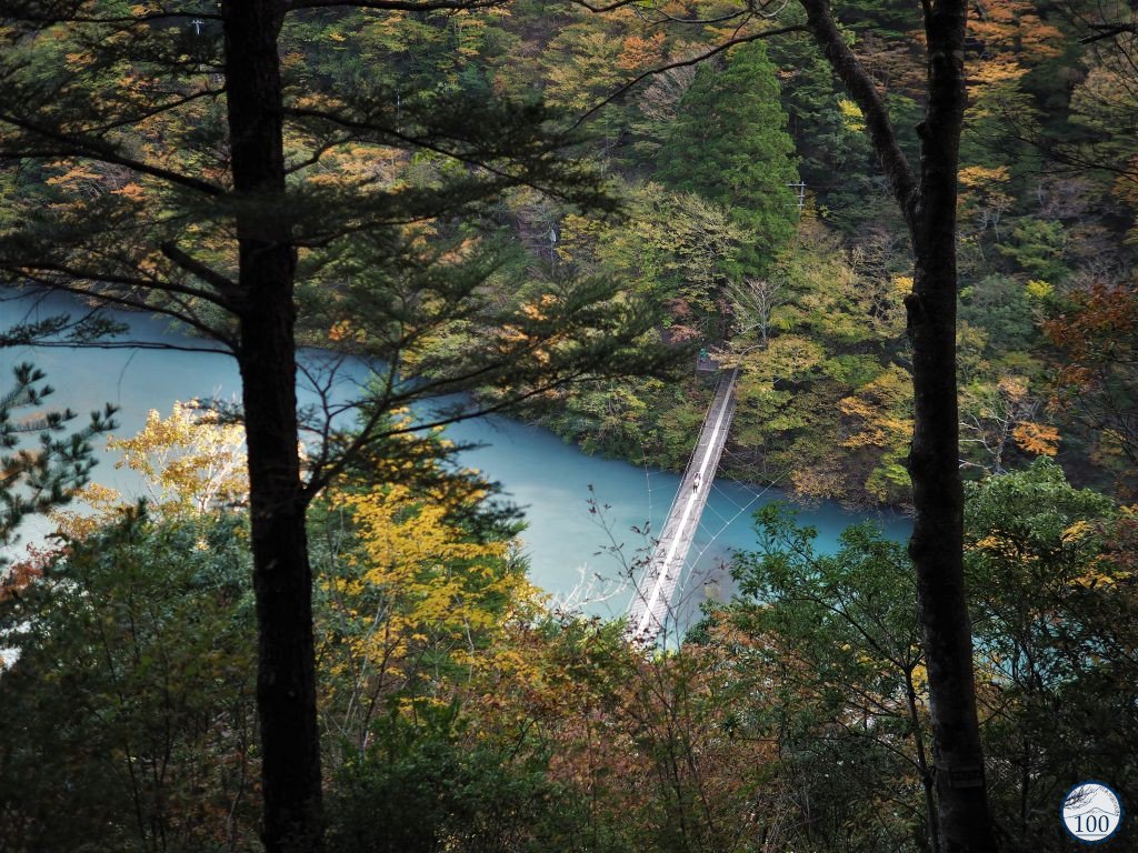 Nipp0n100's tweet photo. [Nouvel article] 🏔🍁🌲Randonnée à couper le souffle pour découvrir le pont des rêves, Yume-no-tsuribashi, qui s'élance au-dessus d'une étrange eau bleu... -> https://t.co/5maR094yWq https://t.co/mXv8qDIQOQ