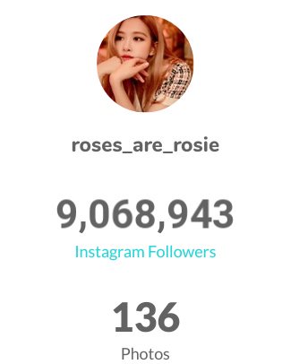 mi luna on twitter blackpink ig followers 12 15 18 lisa jennie rose jisoo blackpink - jisoo ig followers