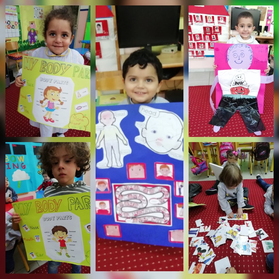 Ghania25060931's tweet photo. Kg1B are presenting their projects #body_ parts @DawhaHighSchool @FThaalby @rovina_fodda https://t.co/px8LRA3O1Z