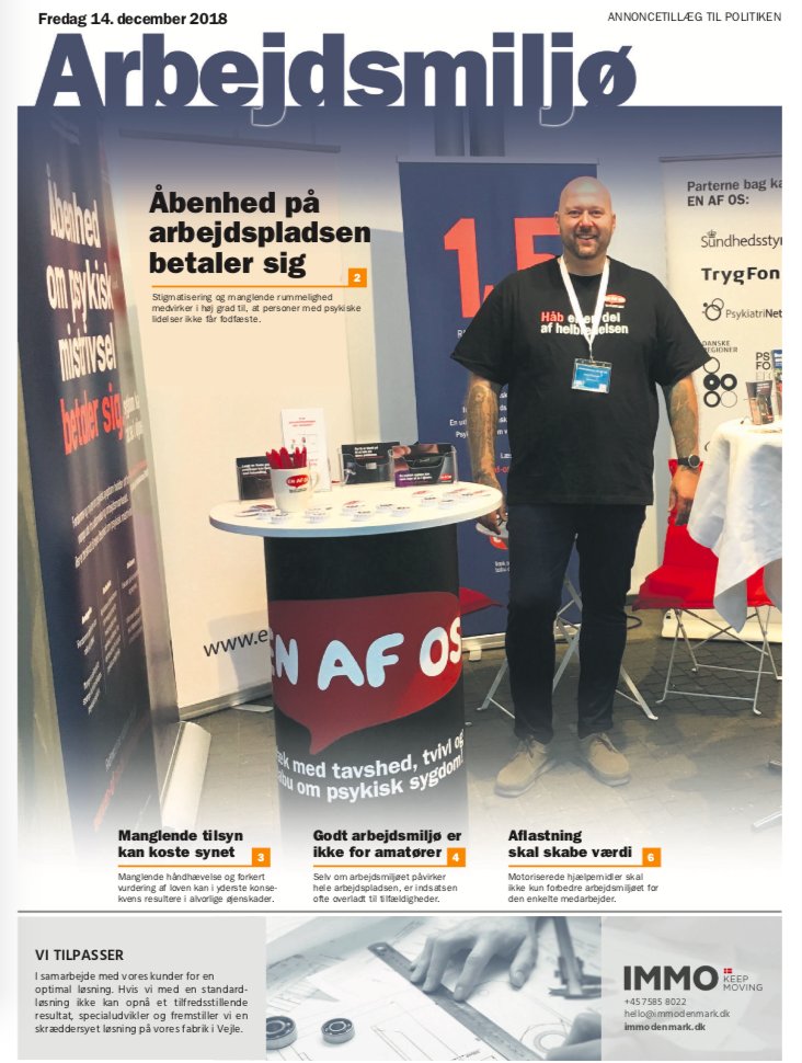 Låge nr. 15 gemmer på et ønske om mere rummelighed på arbejdsmarkedet.
Stigmatisering og manglende rummelighed medvirker i høj grad til, at personer med psykiske lidelser ikke får fodfæste på arbejdsmarkedet. Læs mere om hvorfor åbenhed betaler sig her buff.ly/2Qw9SEP